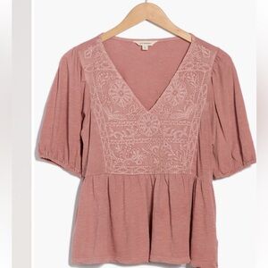 Embroidered lucky top